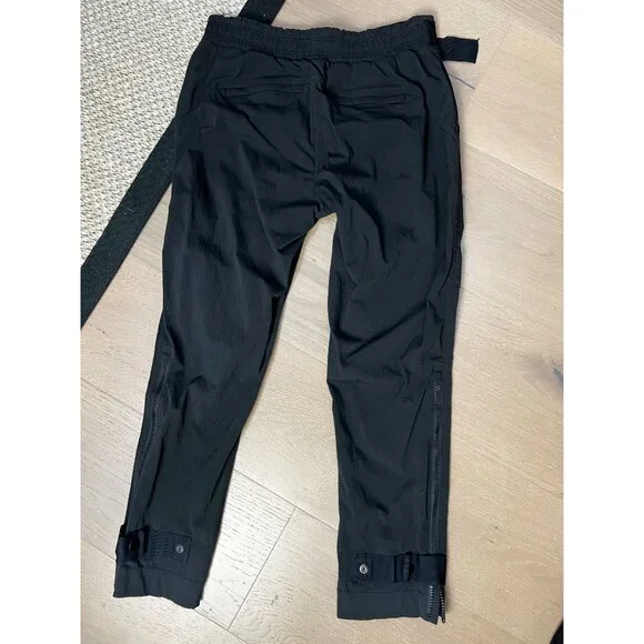 ATHLETA Trekkie Belted Pant Size 2P Black Stretch Hiking Climbing  UPF 50 - Picture 6 of 9